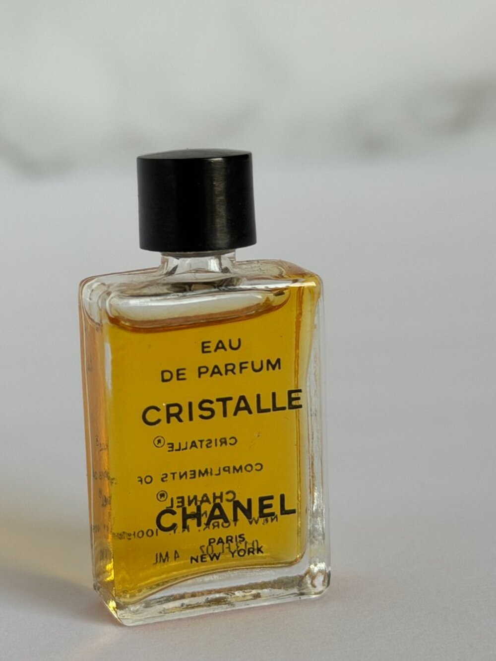 Vintage Chanel Cristalle edp 4ml Mini Rare New - Picture 2 of 4